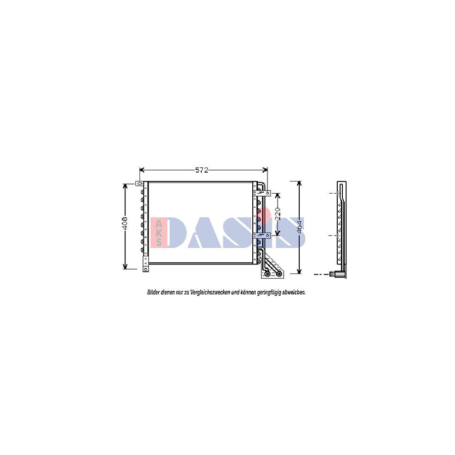 AKS Dasis 082080N Air Conditioning Condenser