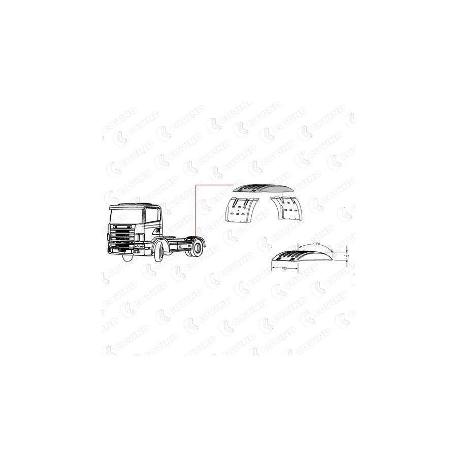 Covind 144/530 Wing Fender
