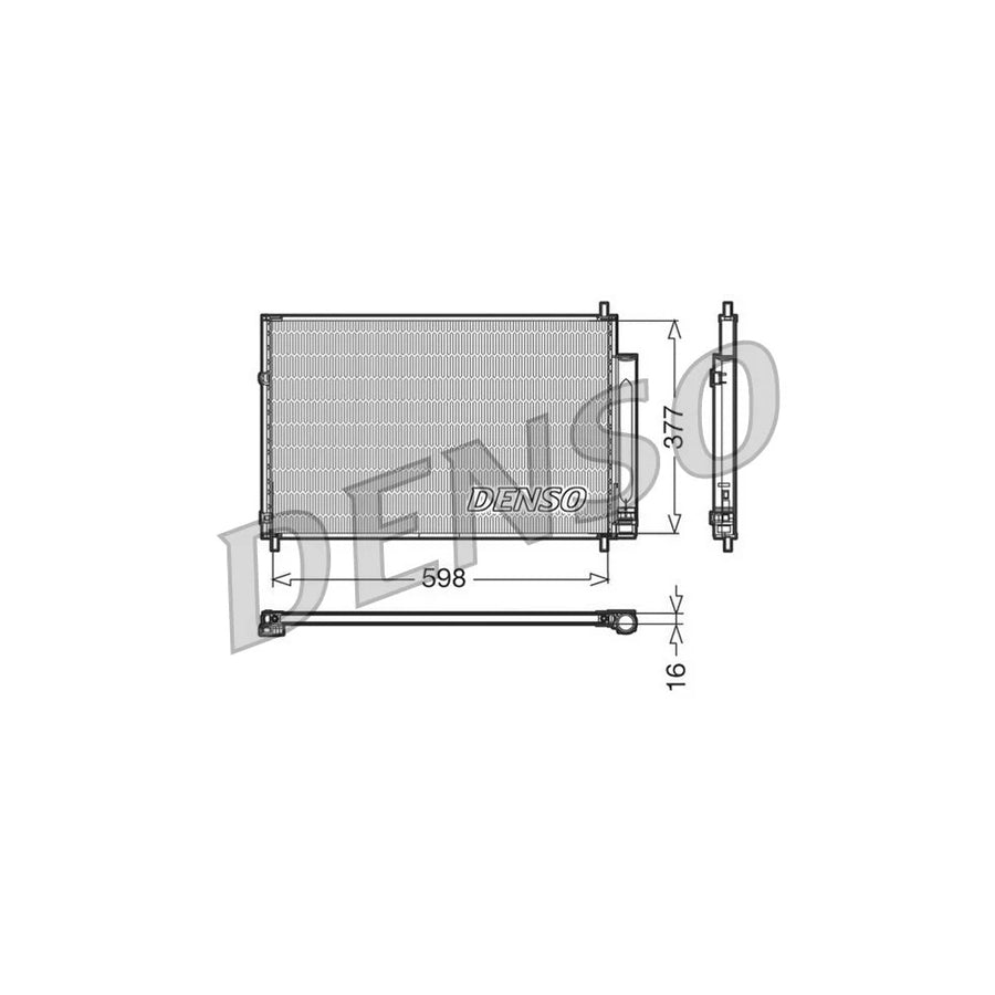 DENSO DCN50006 Air Conditioning Condenser