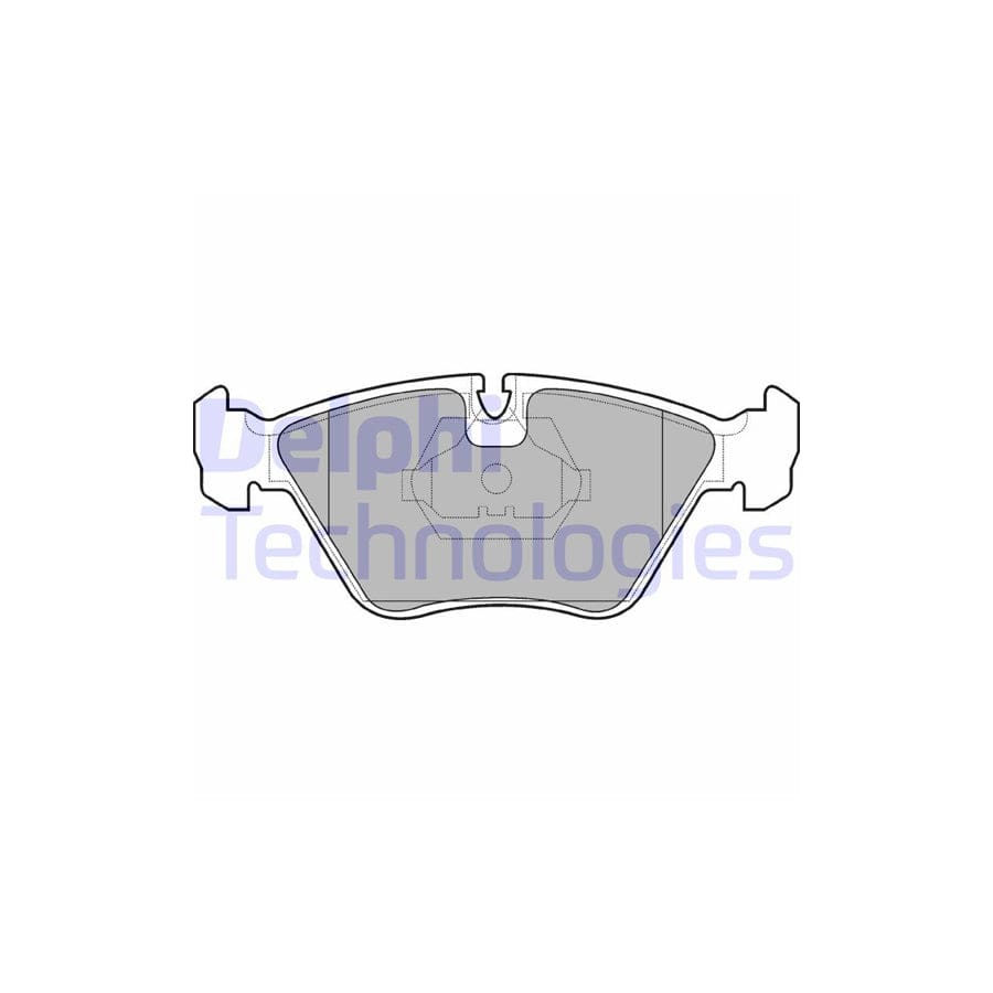 Delphi Lp571 Brake Pad Set