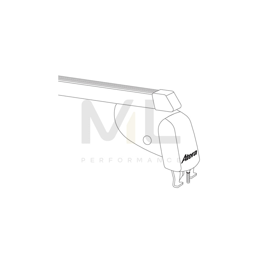 Atera Signo 044339 Roof bars for BMW 5 Saloon (G30, F90) for cars without rails, 122 cm, 100 kg, Steel