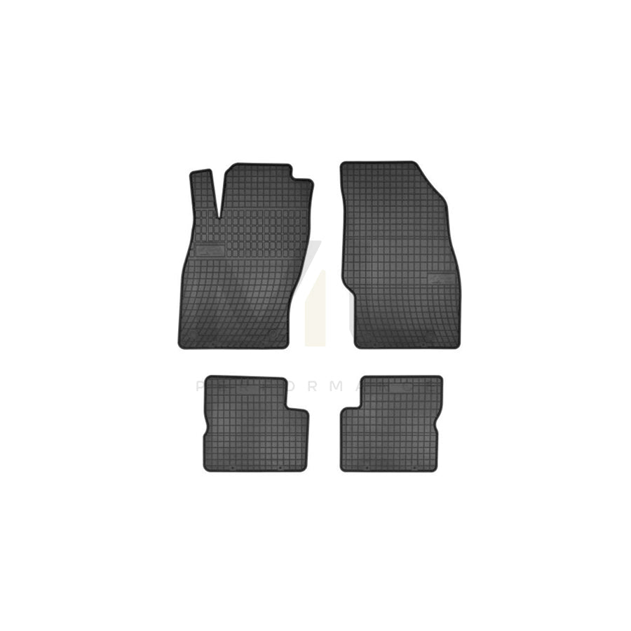 FROGUM Tailored 0692 Floor mat set Elastomer, Front and Rear, Quantity: 4, Black, (LHD)