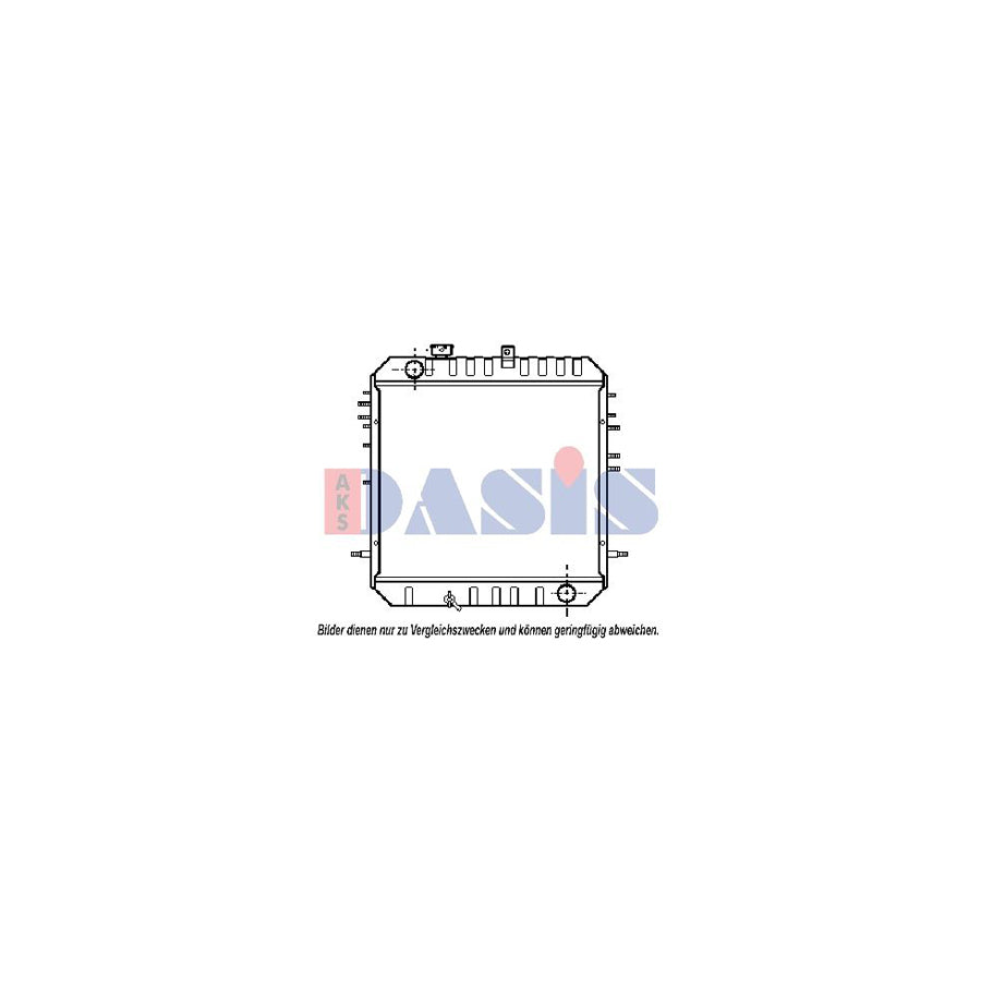 AKS Dasis 141150N Engine Radiator