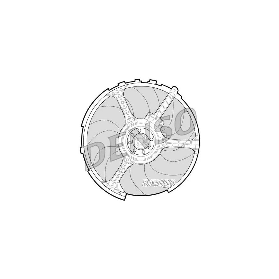 DENSO DER09063 Fan, Radiator for Fiat Stilo