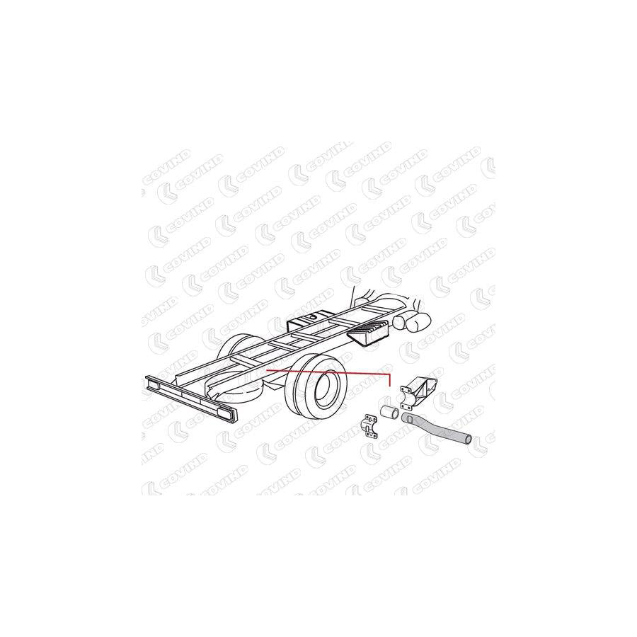 Covind Xf0/526 Holder, Mudguard