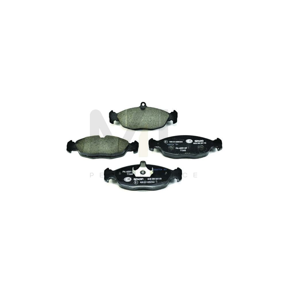 Hella 8DB 355 007-531 Brake Pad Set Prepared For Wear Indicator