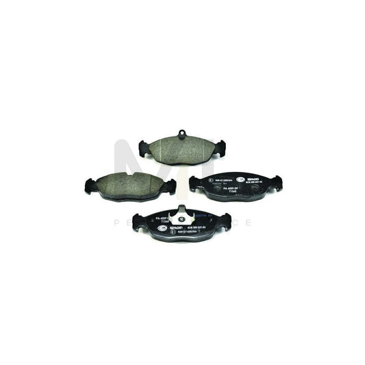 Hella 8DB 355 007-531 Brake Pad Set Prepared For Wear Indicator
