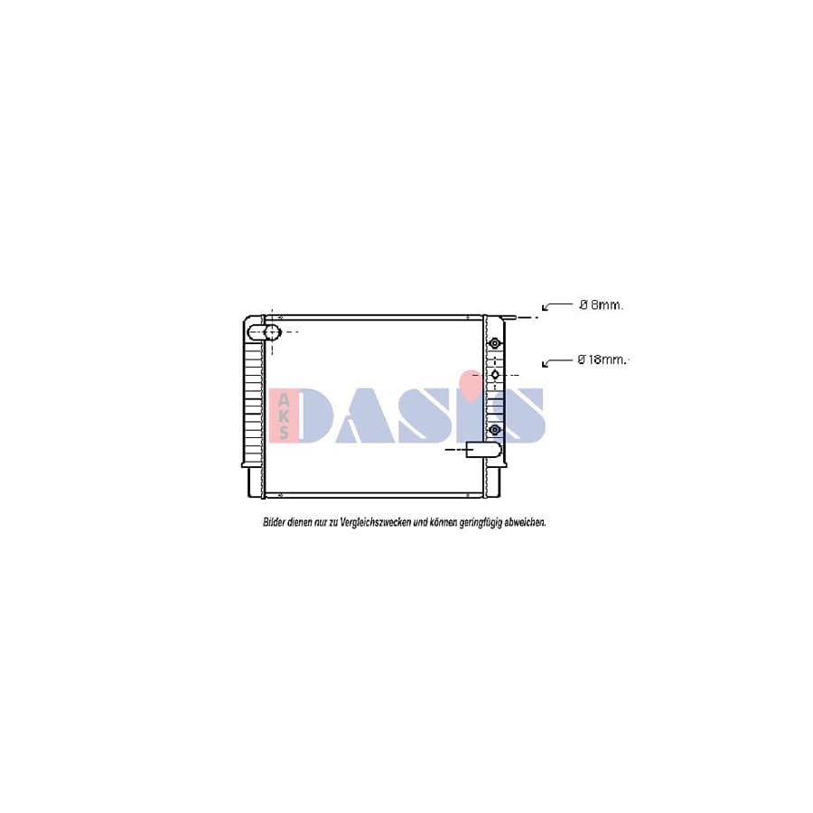 AKS Dasis 220450N Engine Radiator