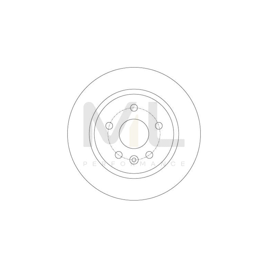 TRW DF6369 Brake Disc Solid | ML Performance Car Parts