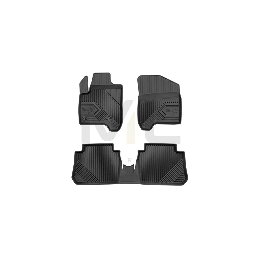 FROGUM Tailored, No.77 77426351 Floor mat set for CITROEN C3 Picasso Elastomer, Front and Rear, Quantity: 3, Black, (LHD)