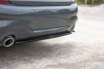 Maxton Design BMW Series 3 G20 M-Pack Central Rear Splitter