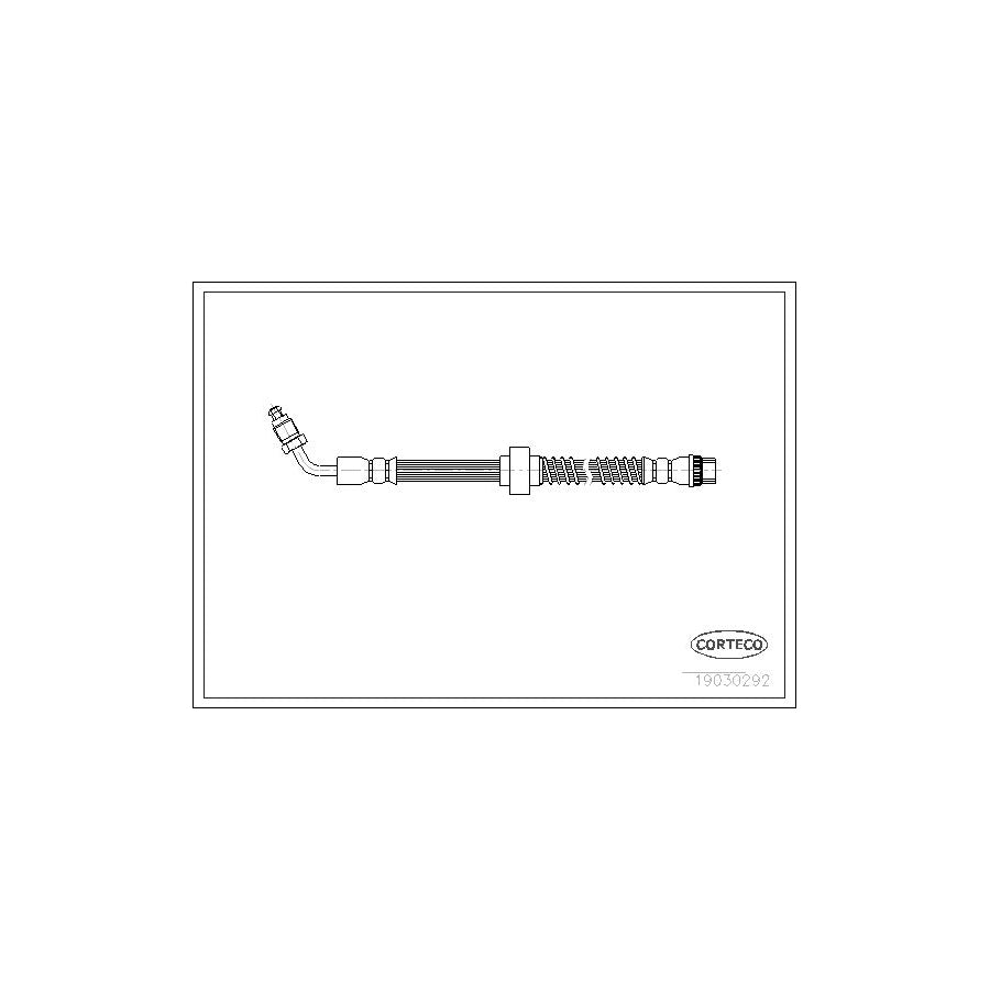 Corteco 19030292 Brake Hose for Renault Master I Van