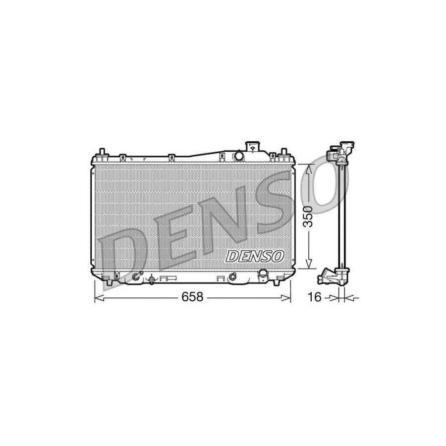 DENSO DRM40008 Engine Radiator