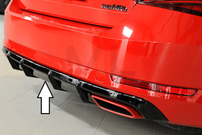 Rieger 00088271 Skoda 3T 3V Superb III Rear Diffuser 1 | ML Performance UK Car Parts