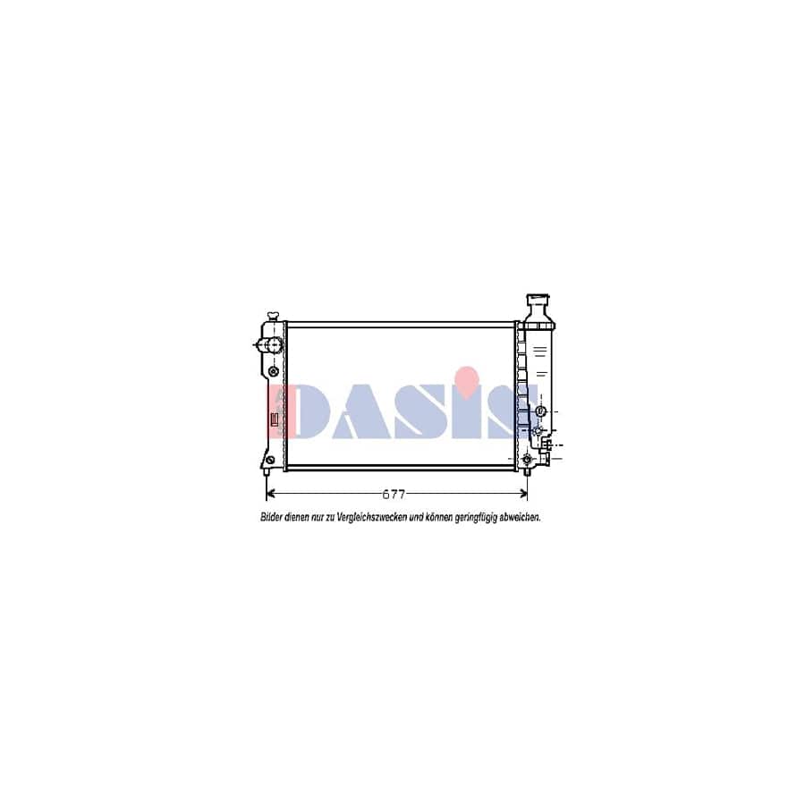 AKS Dasis 160068N Engine Radiator for Peugeot 405