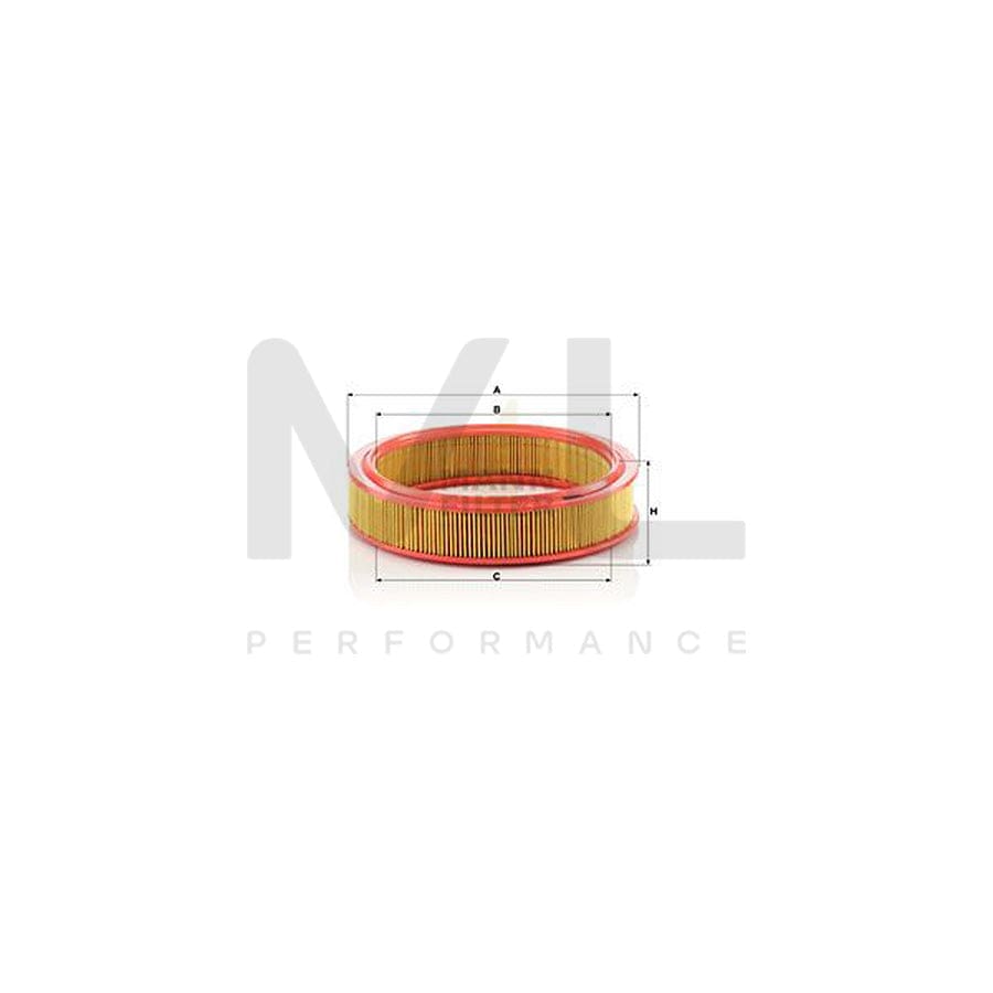 MANN-FILTER C 2944 Air Filter for MAZDA 323 Filter Insert