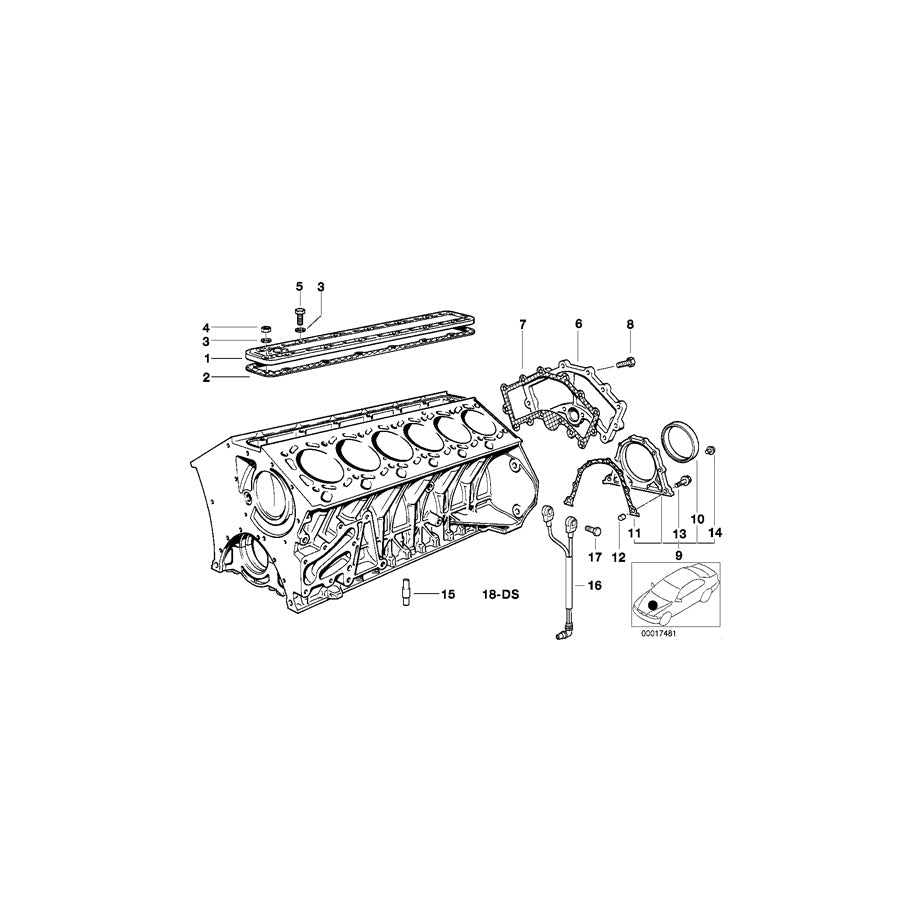 Genuine BMW 11148642763 E38 Cover (Inc. 750iLP, 750i & 750iLS) | ML Performance US Car Parts