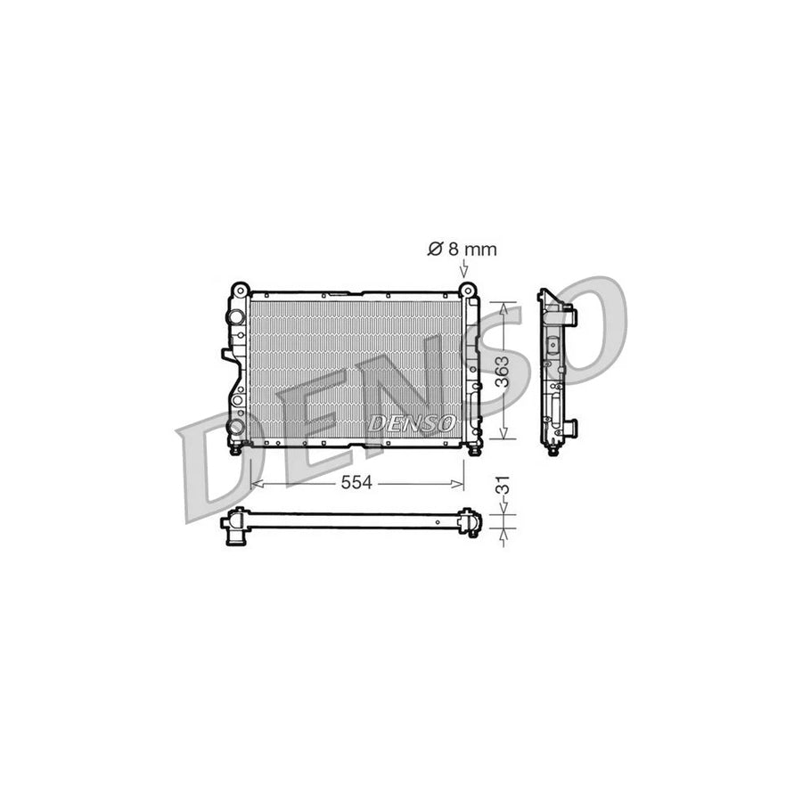 DENSO DRM09130 Engine Radiator