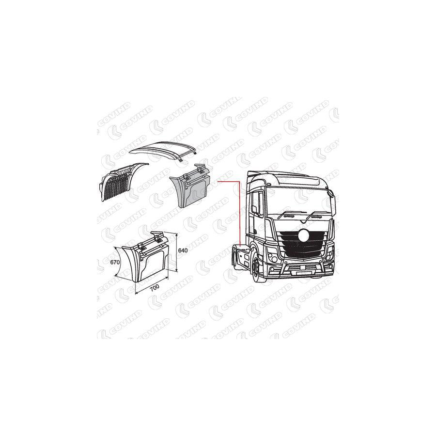 Covind 960/516 Wing Fender