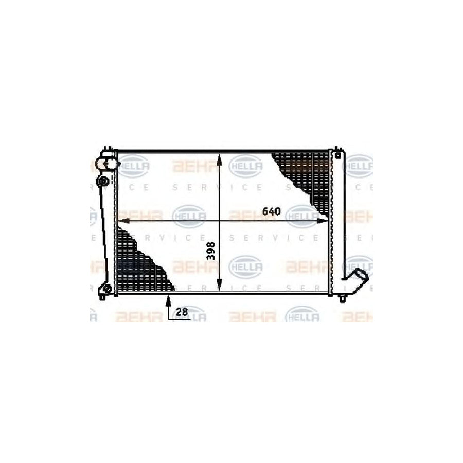 Hella 8MK 376 719-481 Engine Radiator