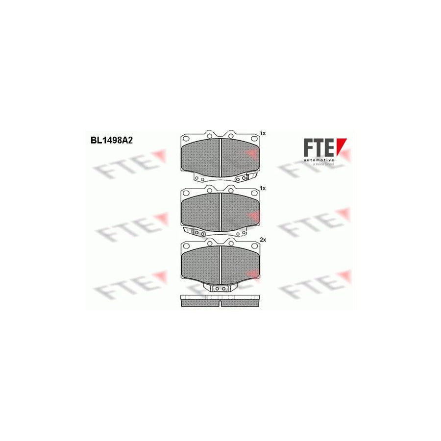 FTE Bl1498A2 Brake Pad Set for Toyota Land Cruiser Prado 70 Off-Road (J70)