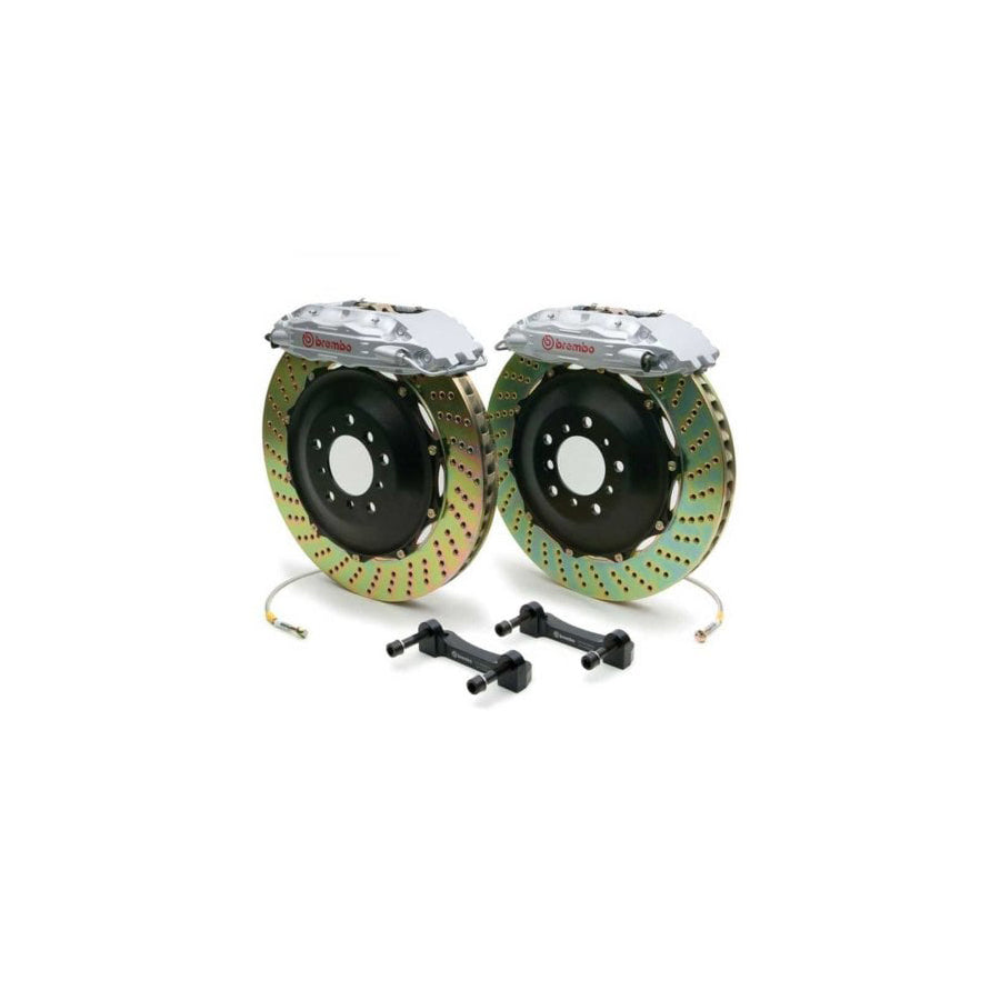 Brembo 1T1.9504A Ford Mustang Front GT 6-Pistons Drilled 2-piece Big Brake Kit 405x34mm