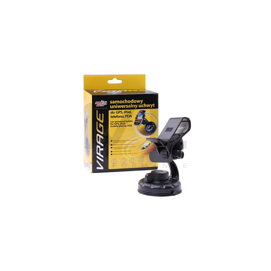 VIRAGE 93-021 Car phone holder 10,5 mm, with ball joint, windscreen, universal