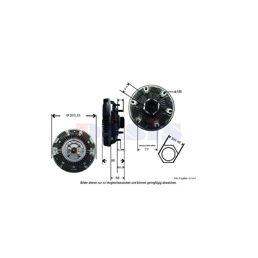 AKS Dasis 448005N Fan Clutch
