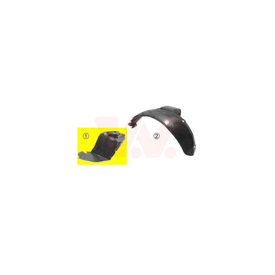 Van Wezel 4337433 Panelling, Mudguard for RENAULT Clio I Hatchback