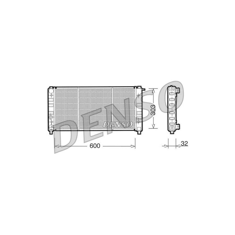 DENSO DRM26004 Engine Radiator