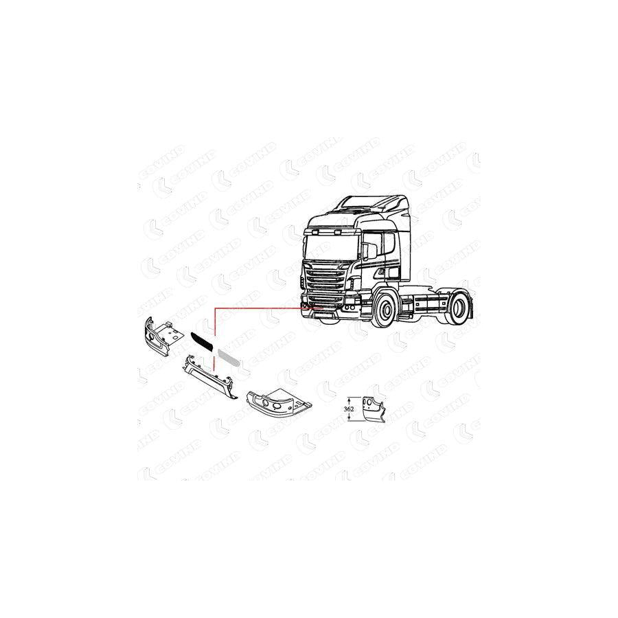 Covind 146/132 Radiator Grille