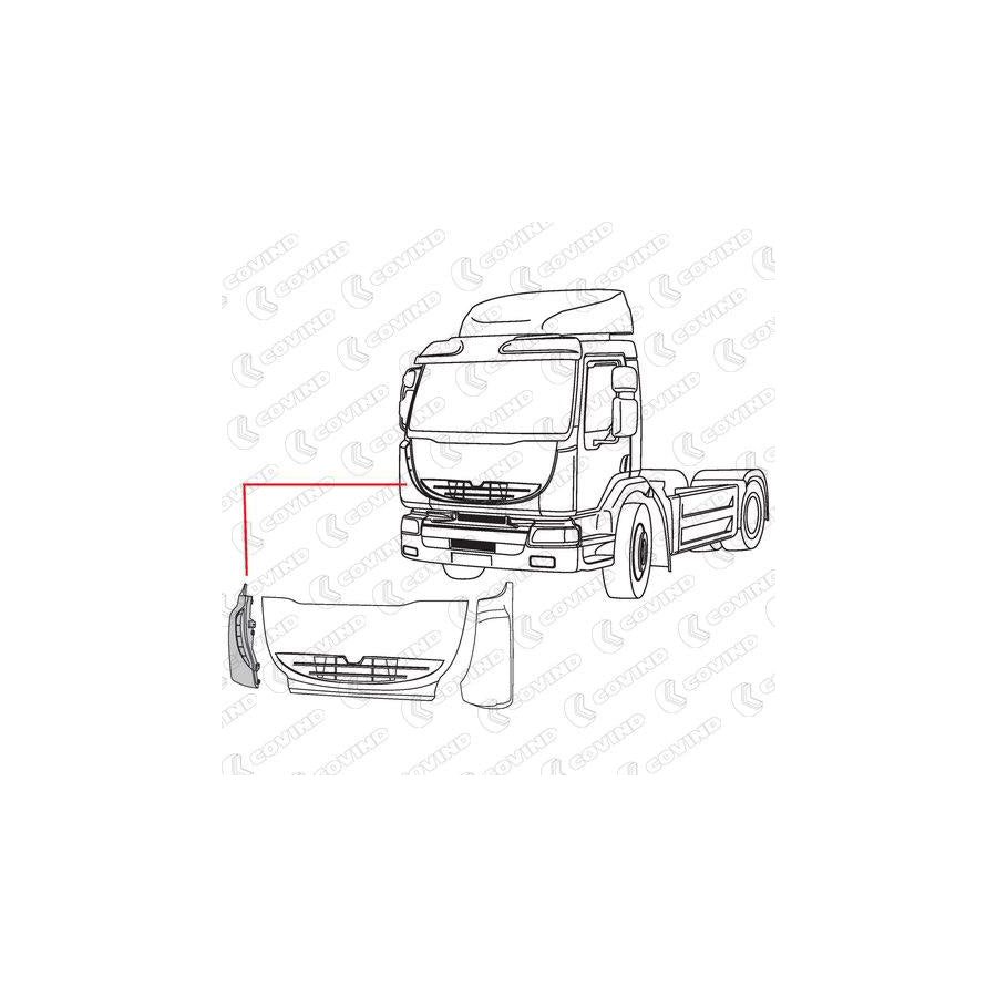 Covind MDL/160 Wind Deflector