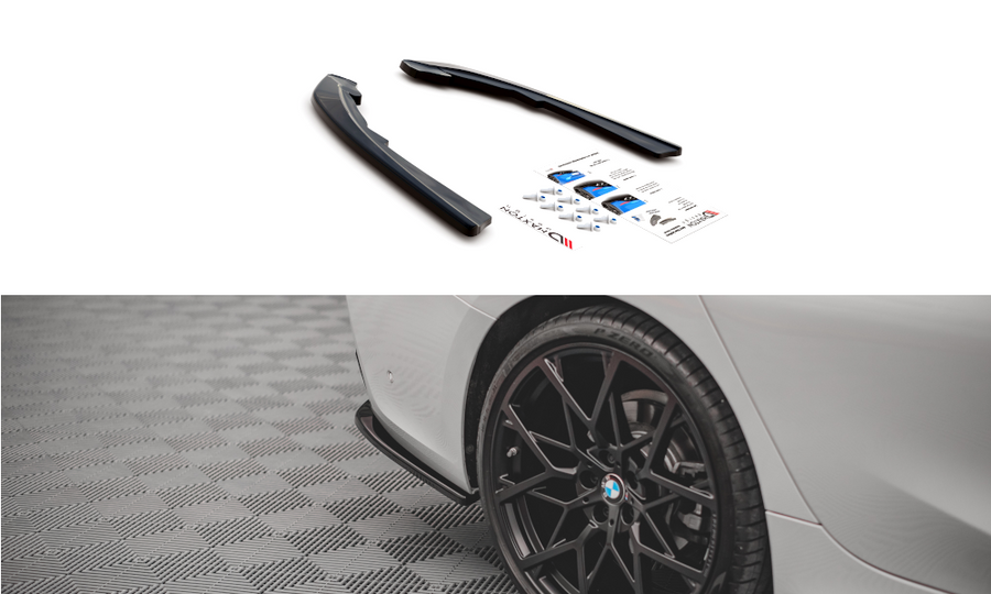Maxton Design BM-3-20-RSD1T Rear Side Splitters BMW Series 3 G20 / G21 | ML Performance UK Car Parts