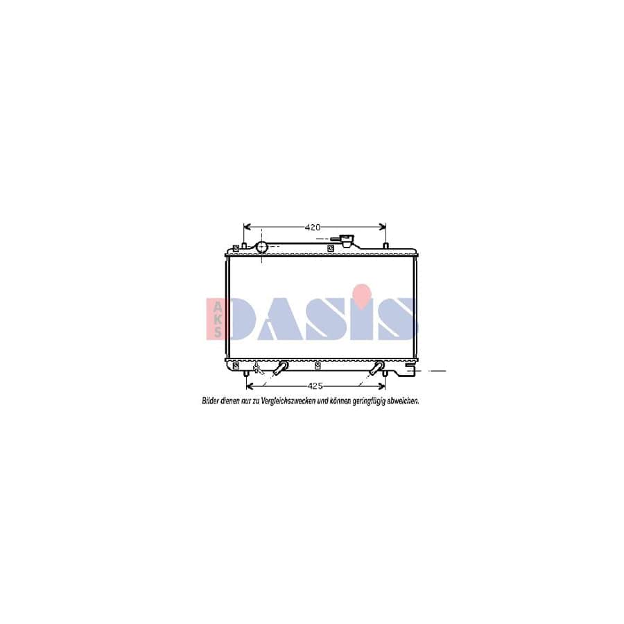 AKS Dasis 858389N Compressor, Air Conditioning for Nissan Primera