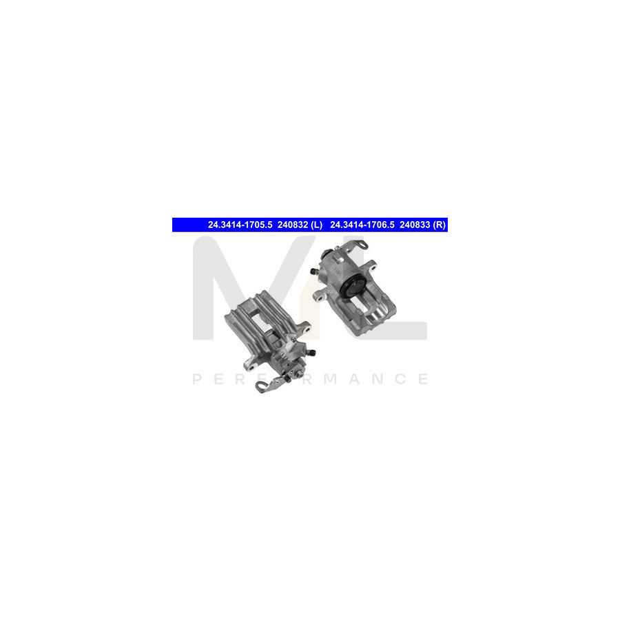 ATE 24.3414-1706.5 Brake Caliper without holder