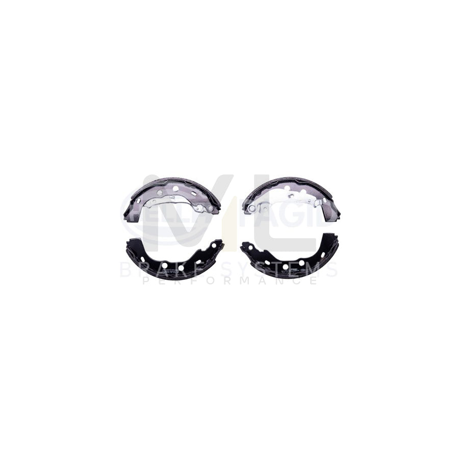 HELLA 8DB 355 000-451 Brake Shoe Set with handbrake lever