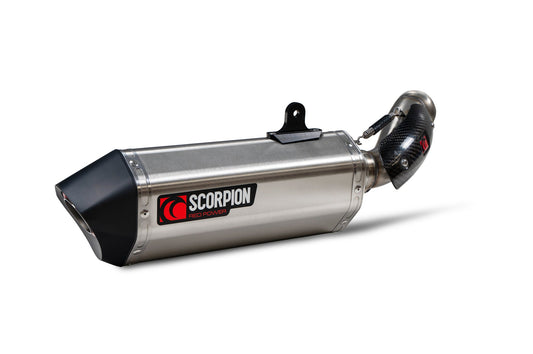 Scorpion RKT94SEO KTM 890 Duke Serket Parallel Slip-On - Brushed Stainless Steel Sleeve | ML Performance US US