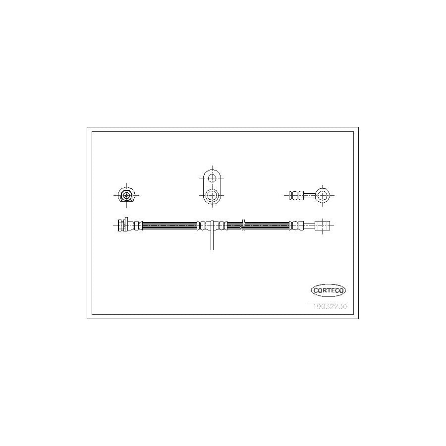 Corteco 19032230 Brake Hose