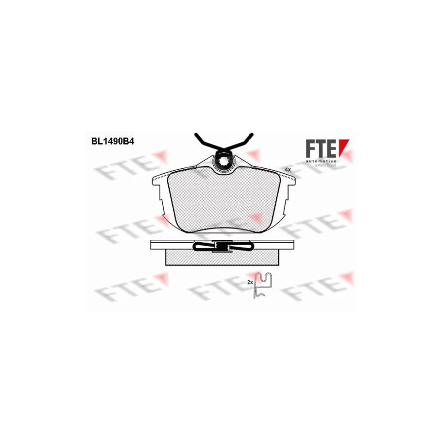 FTE Bl1490B4 Brake Pad Set