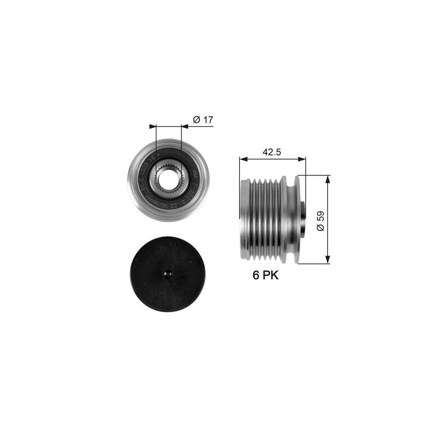 Gates OAP7106 Alternator Freewheel Clutch