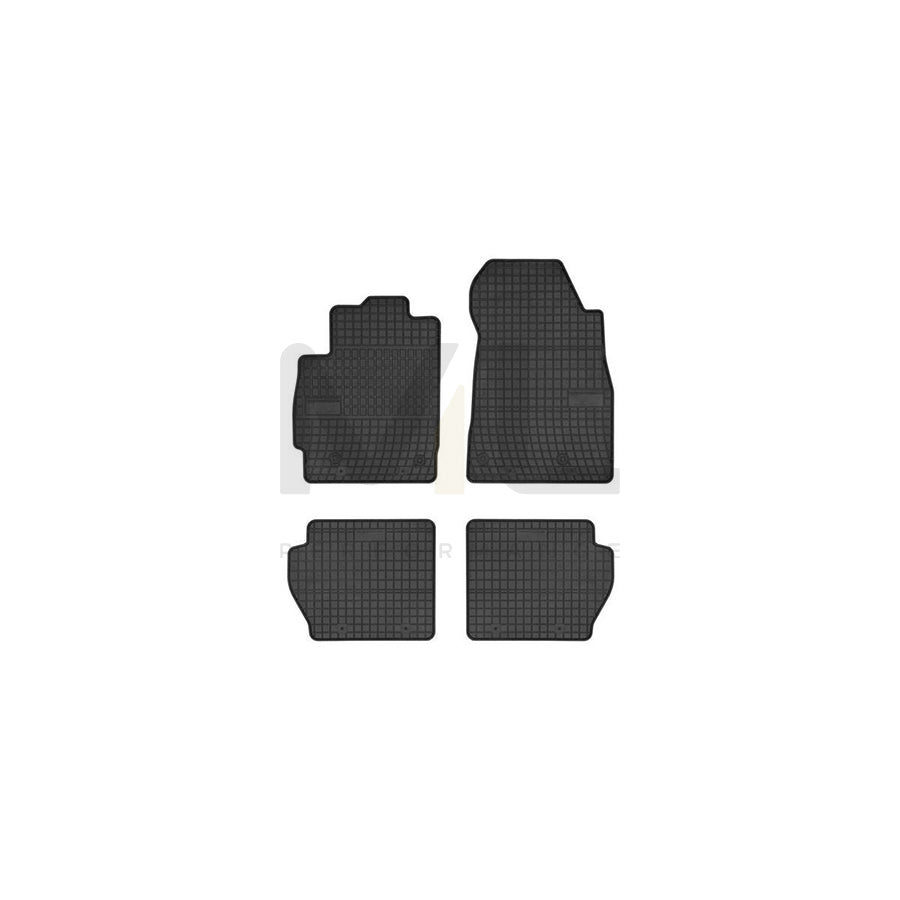 FROGUM 0864 Floor mat set for MAZDA 2 Hatchback (DE, DH) Elastomer, Front and Rear, Quantity: 4, Black