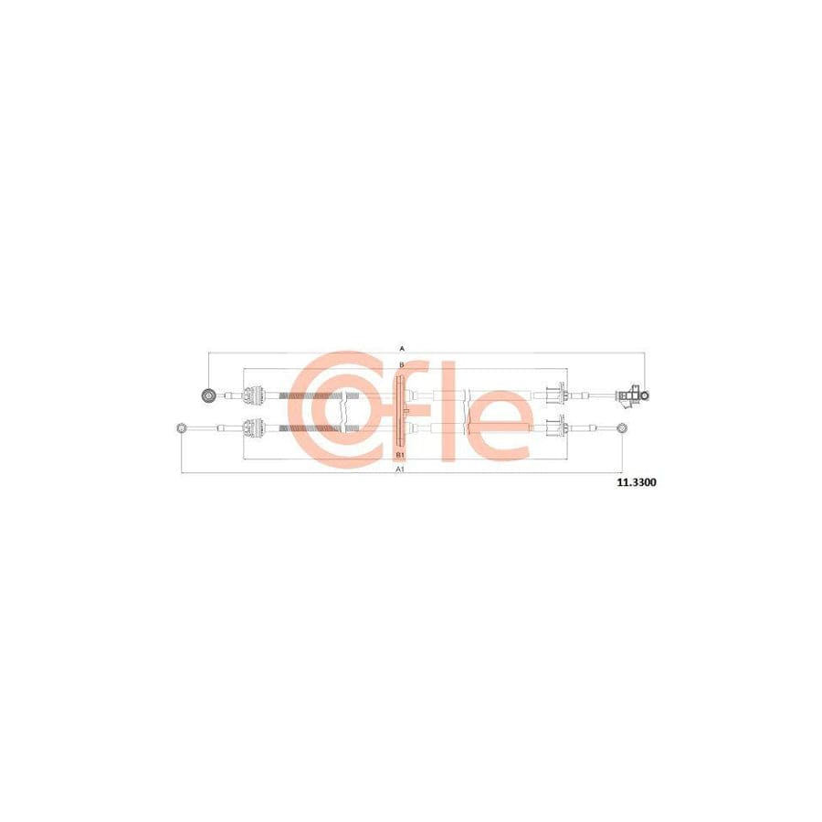 Cofle 11.3300 Cable, Manual Transmission