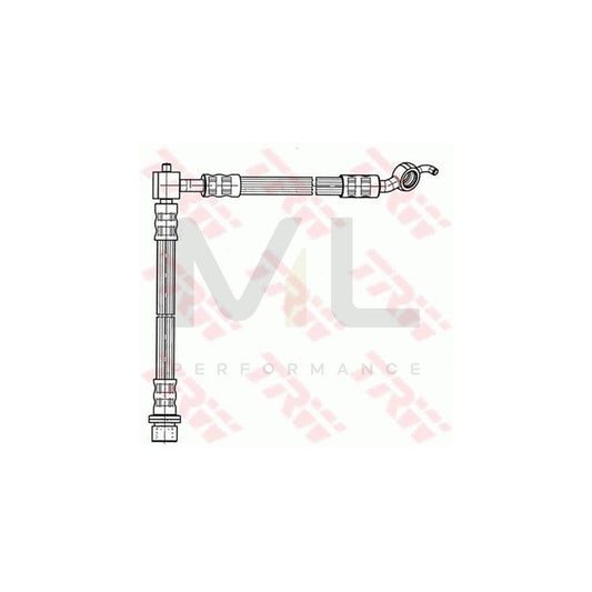 TRW PHD931 Brake Hose for TOYOTA YARIS 304mm, M10x1 | ML Performance Car Parts