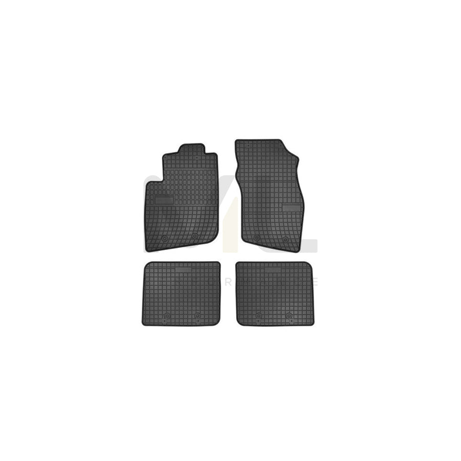 FROGUM Tailored 0941 Floor mat set Elastomer, Front and Rear, Quantity: 4, Black, (LHD)