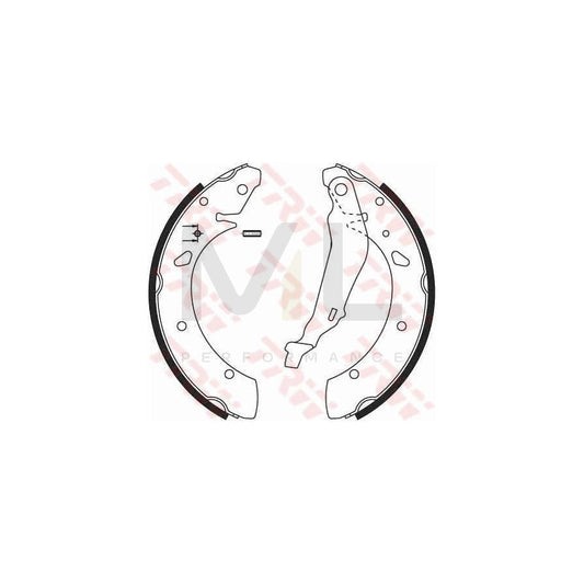 TRW GS8640 Brake Shoe Set for HONDA ACCORD | ML Performance Car Parts