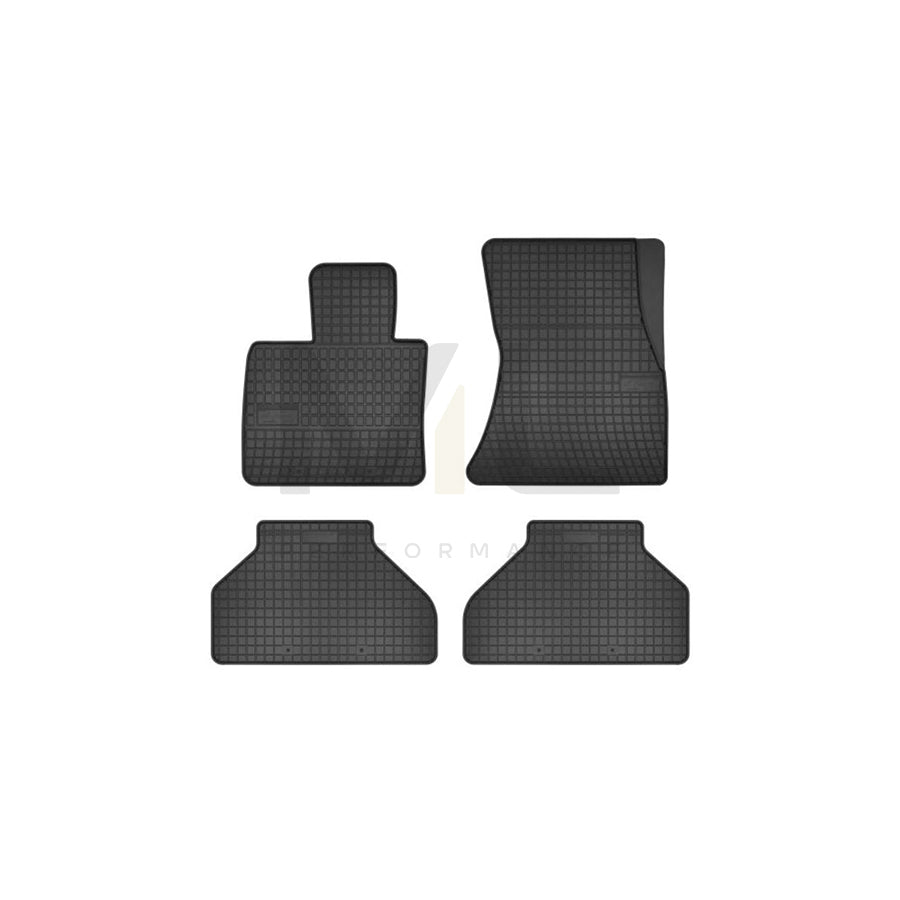 FROGUM Tailored 546337 Floor mat set Elastomer, Front and Rear, Quantity: 4, Black, (LHD)
