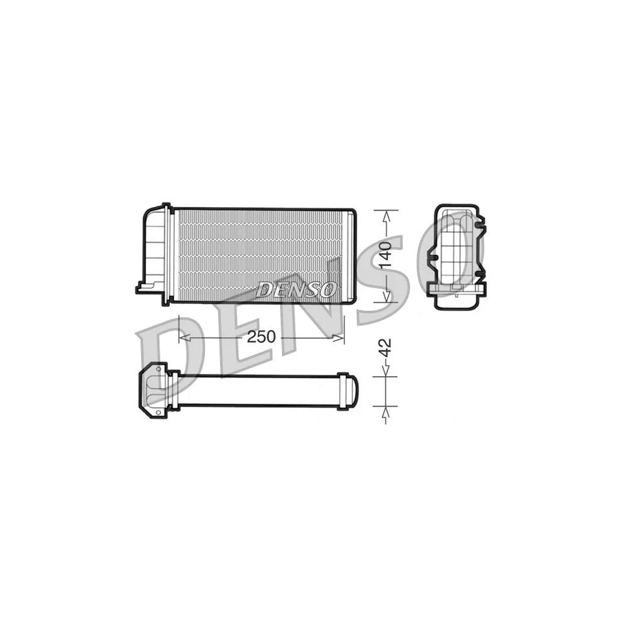 DENSO DRR09002 Heater Matrix