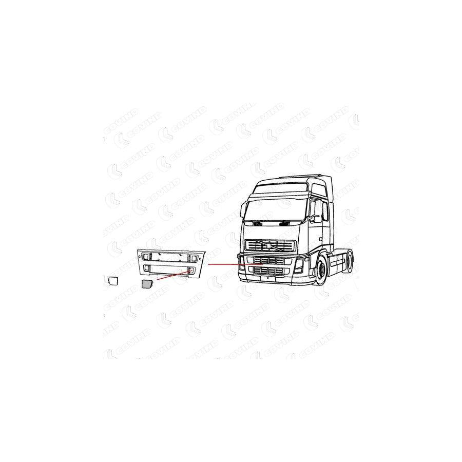 Covind 2Fh/157 Cover, Radiator Grille