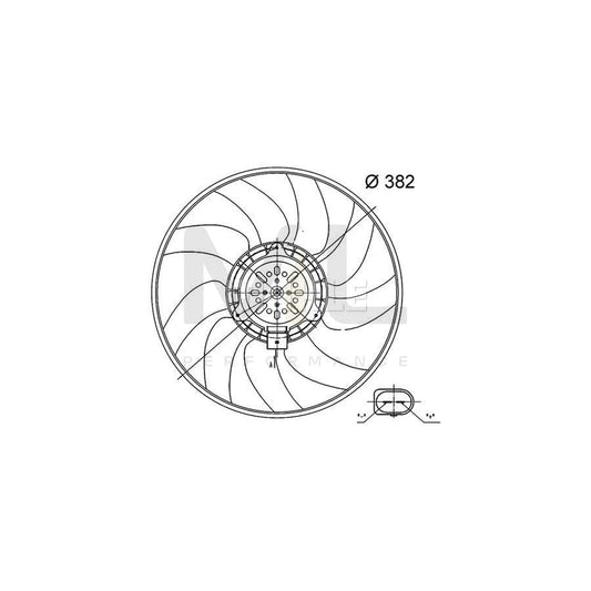 MAHLE ORIGINAL CFF 32 000S Fan, radiator ???: 382mm | ML Performance Car Parts