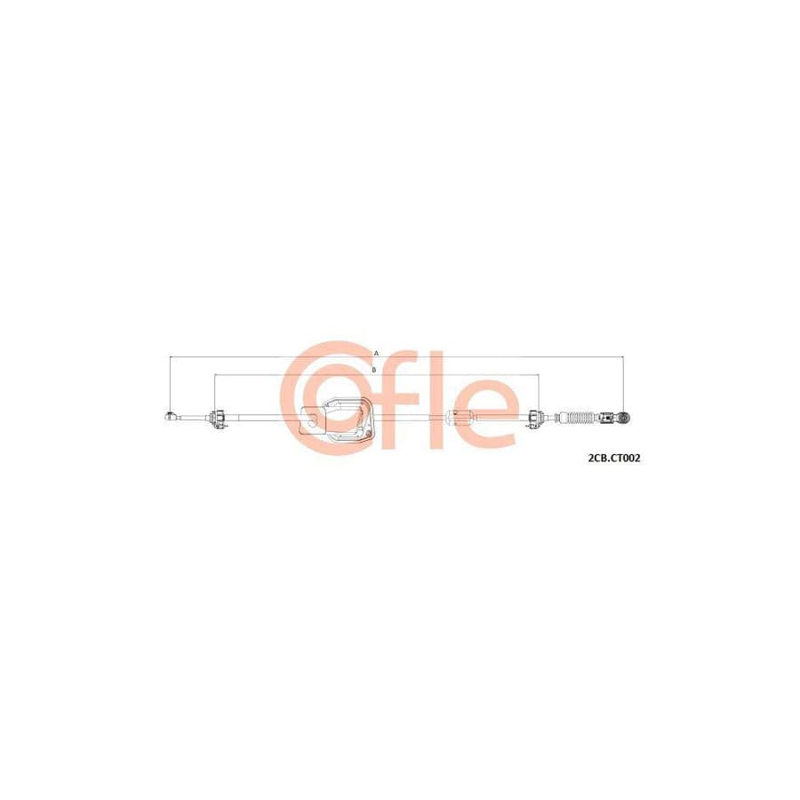 Cofle 2Cb.Ct002 Cable, Manual Transmission for Citroen Xsara Picasso (N68)
